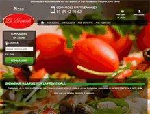 Tablet Screenshot of pizzalaprovencale.com